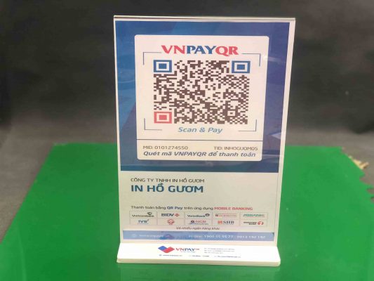 menu mica qr code de ban