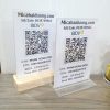Menu mica để bàn A4 22 Menu mica để bàn a4