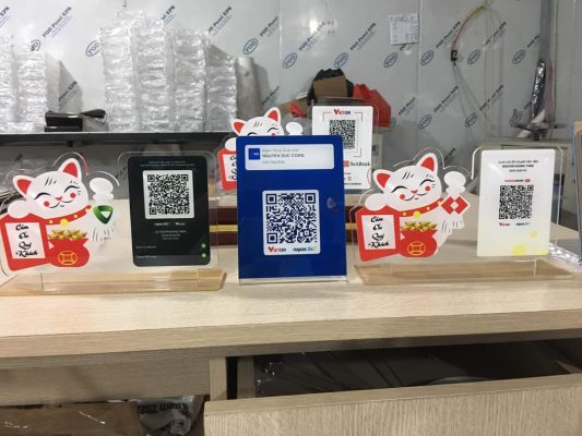 Menu mica ngân hàng Vietinbank 26 menu mica de ban ma qr code ngan hang vietinbnak 9