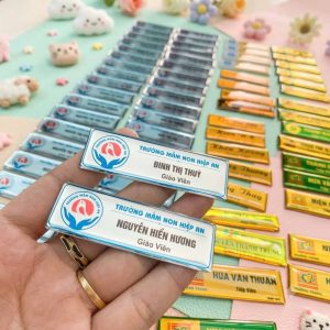 bảng tên giáo viên mầm non